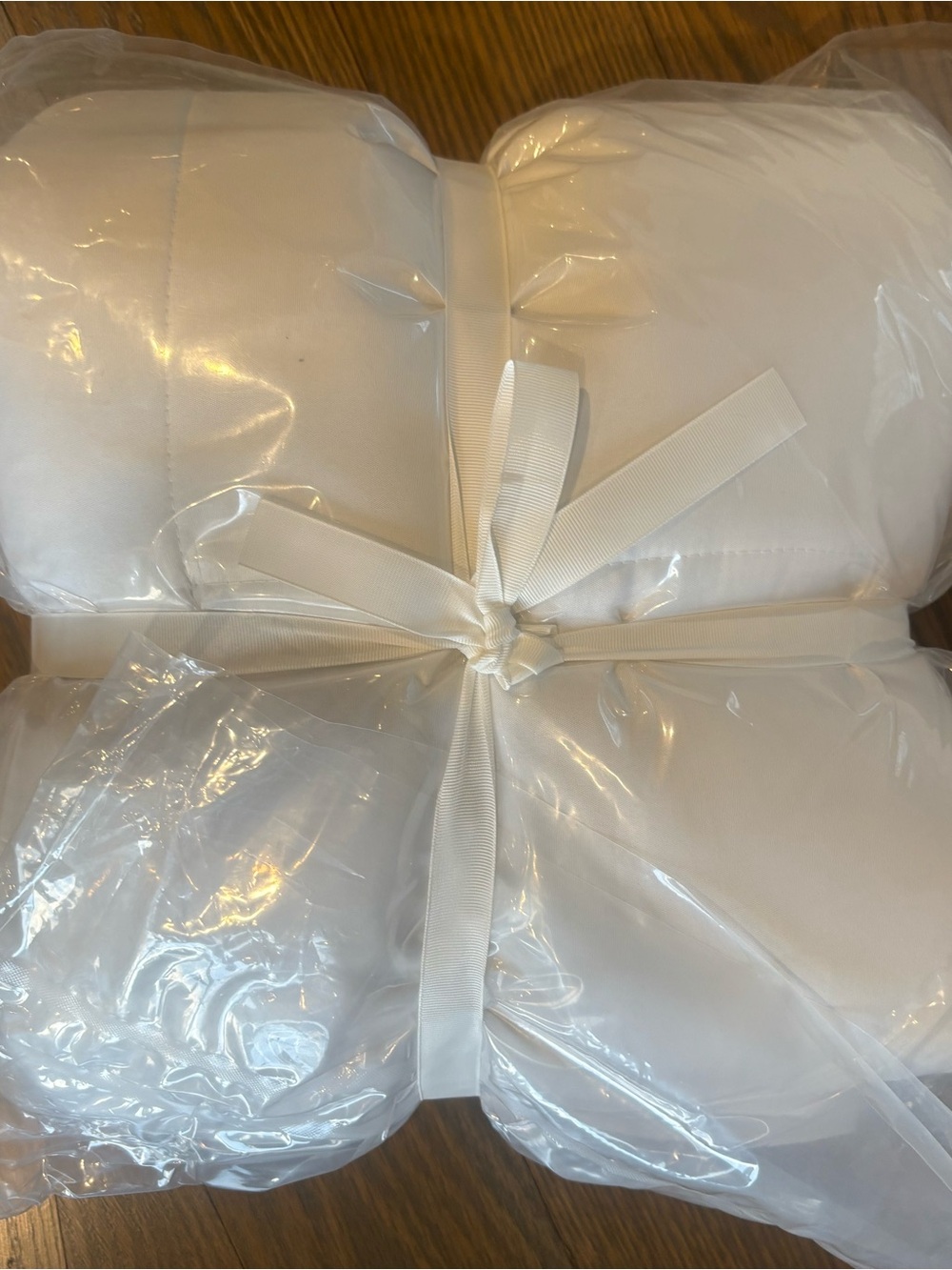Harbored Twin All-Season Down Alternative Quilted Comforter in White - Picture 3 of 4